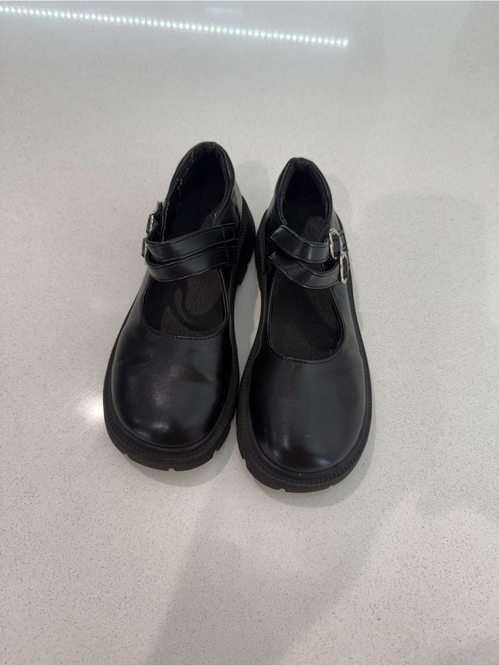 Kids Black Mary Jane School Shoes